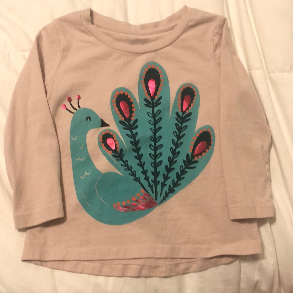Long Sleeve Peacock Gymboree Top